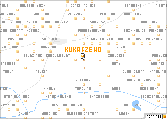 map of Kukarzewo