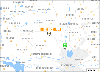 map of Kūkatpalli