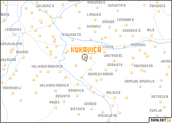 map of Kukavica