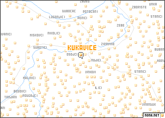 map of Kukavice