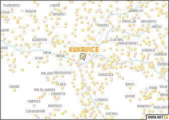 map of Kukavice