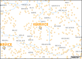 map of Kukavice