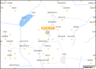 Kukawa (Nigeria) map - nona.net