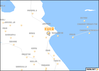 map of Küka