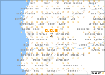 map of Kūkdān