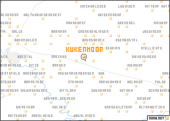 map of Kükenmoor