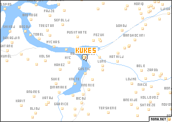 map of Kukës