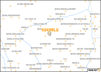 map of Kūkhālū