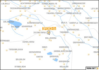 map of Kūkhān