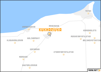 map of Kukharivka