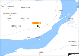 map of Kukhtino