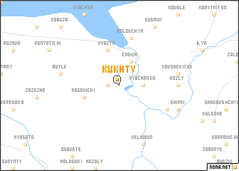 map of Kukhty