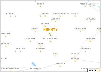 map of Kukhty