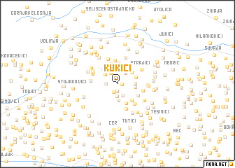 map of Kukići