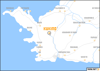 map of Kukino