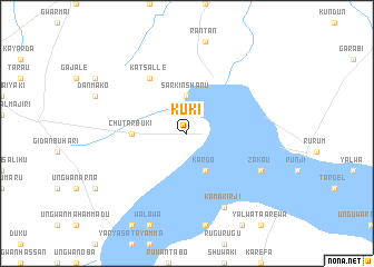map of Kuki
