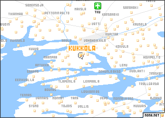 map of Kukkola