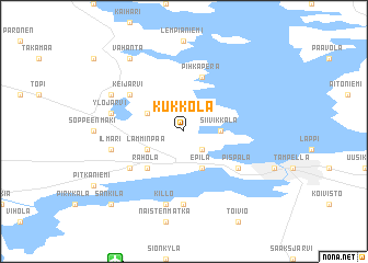 map of Kukkola