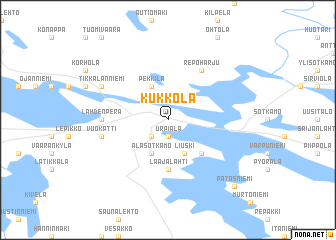 map of Kukkola