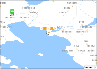 map of Kukkola