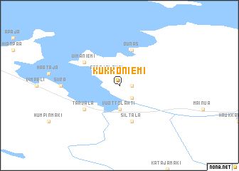 map of Kukkoniemi