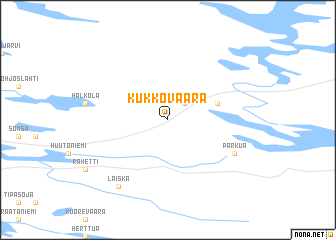 map of Kukkovaara