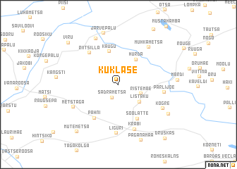 map of Kuklase