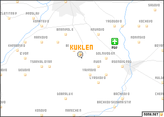 map of Kuklen