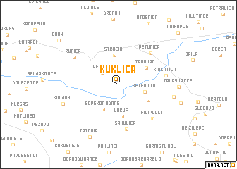 map of Kuklica