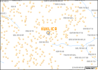 map of Kuklica