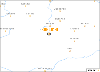 map of Kuklichi