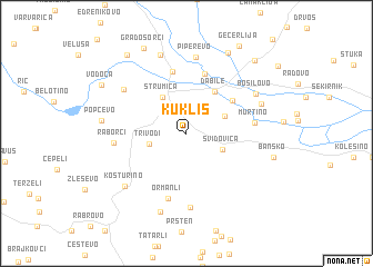 map of Kukliš