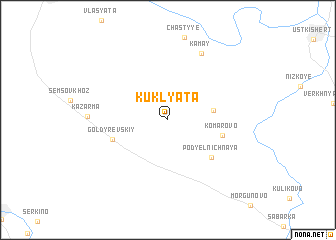 map of Kuklyata