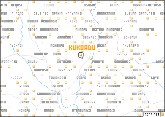 map of Kukoadu