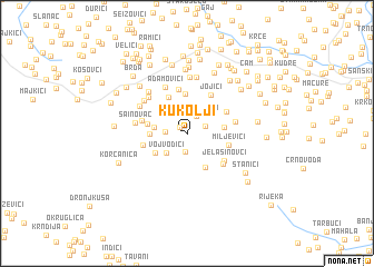 map of Kukolji