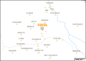 map of Kukol\