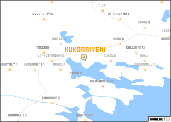 map of Kukonniyemi