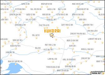 map of Kukorai