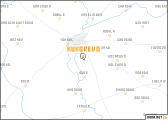 map of Kukorevo