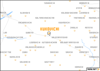 map of Kukovichi