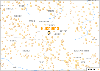 map of Kukovina