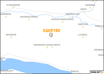 map of Kukryak