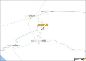 map of Kuksa