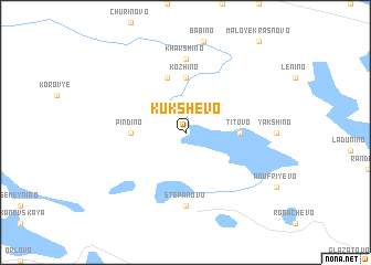 map of Kukshevo