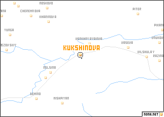 map of Kukshinova