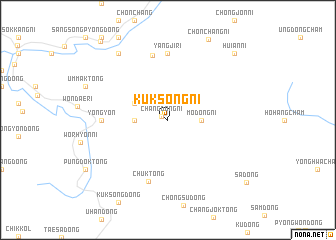 map of Kŭksŏng-ni