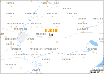 map of Kuktai