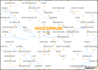 map of Kukucsamajor