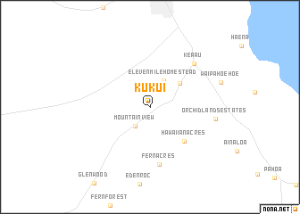map of Kukui