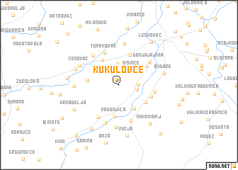 map of Kukulovce